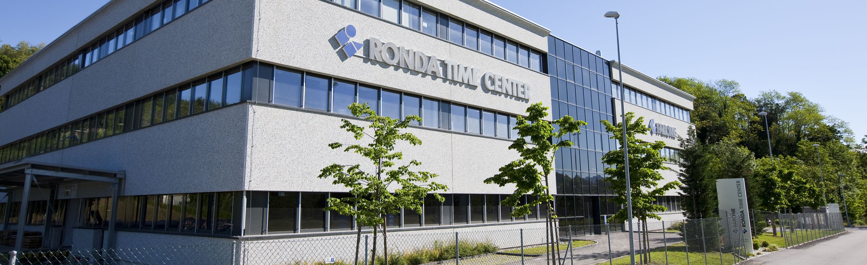 Firmensitz von Ronda Time Center in Stabio / Schweiz