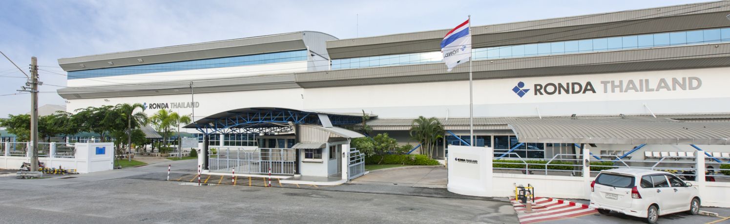 Un des bâtiments de Ronda Thailand au sud de Bangkok.