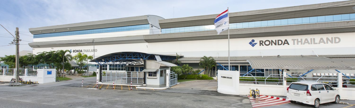 Eines der Gebäude von Ronda Thailand Im Süden von Bangkok.