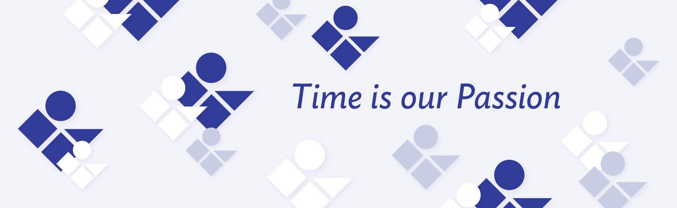 Titelseite des Leitbilds mit dem Slogan "Time is our Passeion"
